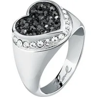 KARL LAGERFELD Fingerring Karl Lagerfeld Damen-Damenring Edelstahl Kristall, Kristall