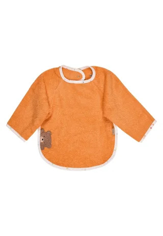 Sterntaler Ärmellätzchen Bär Bo - orange