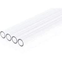 Eisrohr 14/11mm PETG HardTube 80cm, Schlauch transparent, 4er Set, 320 cm