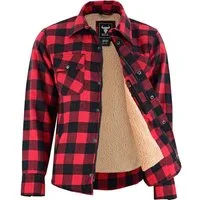 BULLDT Thermohemd Trend529-Hemd Gefüttert Lumberjack Flanellhemd Arbeitshemd Holzfällerhemd winter
