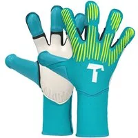 T1TAN Torwarthandschuhe Erwachsene Rebel Sky Blue mit Fingerschutz