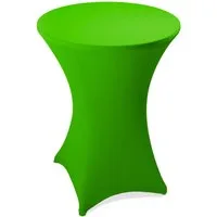 ESTEXO Stehtischhusse Stretch Stehtisch Ø 80 cm Tisch Husse Bistrotisch Apfelgrün