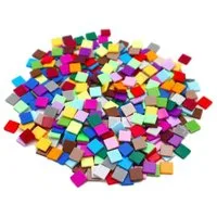 Armena Mosaikfliesen Acrylstein Acrylmosaikfliesen 10 x 10 mm 70g/Box Farbenmischung, Acryl 1x1, Farbenmischung (insgesamt 70g