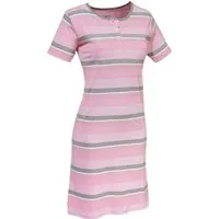 REDBEST Nachthemd Damen-Nachthemd Single-Jersey Streifen