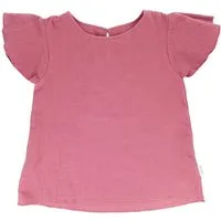 MAXIMO T-Shirt GOTS MINI GIRL-Shirt, Flügelärmel, Musselinstoff (1-tlg)