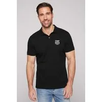 CAMP DAVID Poloshirt mit kleiner Logo-Stickerei auf Brusthöhe