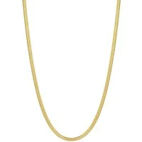 Hey Happiness Schlangenkette aus Edelstahl, 46-53,5 cm verstellbar, Herren Snake Halskette, Wasserfeste Herren Kette