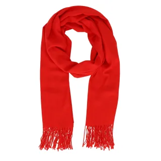 Halsüberkopf Accessoires - Schal Pashmina 70x180cm rot - Gr. - OS