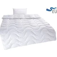 OTTO home Microfaserbettdecke + Microfaserkissen Mailo, Bettdecke 135x200 cm, 155x220 cm, Bezug: weich, 2-tlg., Set mit Kissen 80x80 cm, Sommer, Winter