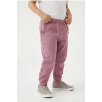 Name It Sweathose NMFVIMA SWE PANT BRU NOOS mit süßem Rüschendetail