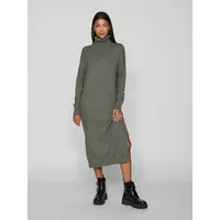 Vila Strickkleid VIRIL ROLL NECK L/S MIDI DRESS - NOOS