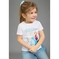 KIDSWORLD T-Shirt FROZEN: ELSA & ANNA - Disney Shirt Kurzarm, Rundhalsausschnitt, bedrucktes Single Jersey