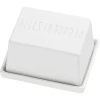 Räder Butterdose räder Alles in Buddha Butterdose Weiß, Porzellan