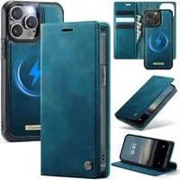 Mycotech Handyhülle Premium 2in1 Klapphülle mit abnehmbarem Magnet Case MagSafe Für iPhone 15 Pro Max, Türkis