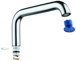 Grohe Rohrauslauf Essence 13375 für EH-Waschtischbatterie XL-size chrom, 13375000 13375000