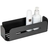 WENKO Duschregal Turbo-Loc® Modell Bivio, aus Aluminium für Shampoo, rostfrei, Befestigen ohne Bohren