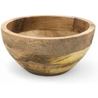 Spetebo Dekoschale Mango Deko Schale natur - 20 cm (Artikel, 1 St., Holzschale), Obst Schüssel rund