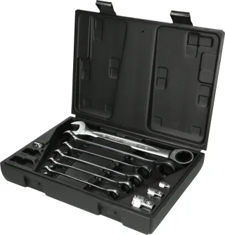 KS Tools GEARplus Ratschenringmaulschlüssel-Satz, 10-tlg - 503.4260