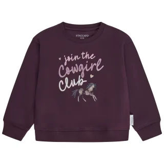 STACCATO - Md.-Sweatshirt dark berry - Gr. - 110