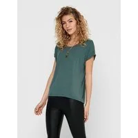 ONLY T-Shirt ONLMOSTER – T-Shirt mit melierter Optik und elastischem Material meliert, casual, lässig geschnitten, Viskosemischung, Rundhals