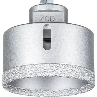 PFERD TOOLS Diamant-Trockenbohrer DCD FL Ø70 mm M14 für Fliesen (Winkelschleifer) - 68300137