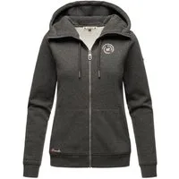 Marikoo Sweatjacke Setsunaa hochwertiger Pullover mit Reißverschluss