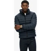 Superdry Steppjacke FUJI PRINT PADDED JACKET Slim Fit, mit Reißverschluss, in unifarbener Optik