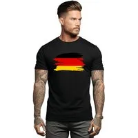 Banco T-Shirt Herren Fußball EM Deutschland Sport Trikot Perfekt für Fußball, Public Viewing & Sport-Events