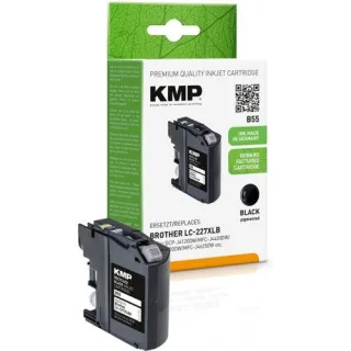 KMP B55 Tintenpatrone schwarz kompatibel m. Brother LC-227XLBK