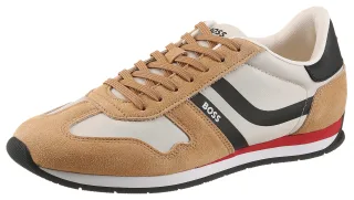 BOSS ORANGE Sneaker "Levon Runn " Freizeitschuh, Halbschuh, Schnürschuh mit Kontrastbesätzen