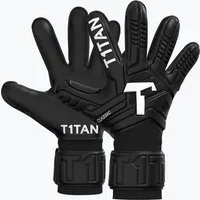 T1TAN Torwarthandschuhe Torwarthandschuhe Erwachsene Classic Black-Out