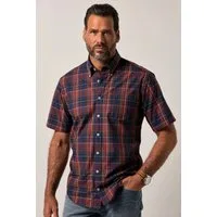 JP1880 Kurzarmhemd Karohemd Halbarm Buttondown-Kragen Modern Fit