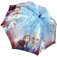 Disney Frozen Stockregenschirm Eiskönigin Anna & Elsa Kinder Mädchen Automatik Kuppelschirm