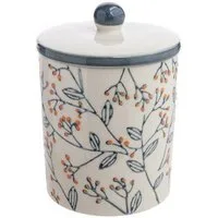 Tranquillo Badorganizer Steinzeug Aufbewahrungsdose ROMANTIC Ø8x12 cm spülmaschinengeeignet