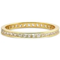 Bruno Banani Fingerring Schmuck Geschenk Silber 925 Damenring Memoire Regenbogen, mit Zirkonia (synth)