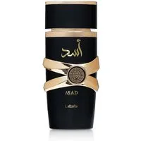 Lattafa Eau de Parfum Herren Düft, Men's Asad Eau De Parfum Spray 3.4 oz Fragrances, Glasflakon