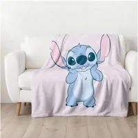 Kinderdecke Disney Stitch, flauschige Kuscheldecke mit Stitch Motiv, 125 × 150 cm, MTOnlinehandel, weiche flauschige Decke für gemütliche Kuschelstunden