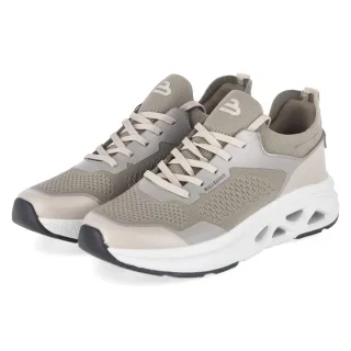 Bullboxer Low Sneaker - Gr. 41 - Taupe - Textil & Synthetik