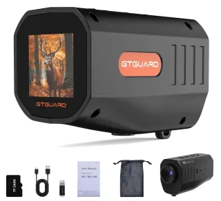 [EU/US Direct] GTGUARD N3 Night Vision Monocular 300m 12MP Photo 1080P Video 1X-5X Digital Zoom 7-Level IR Adjustment 20
