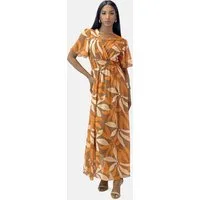 Elara Maxikleid Sommer-Maxikleid mit V-Ausschnitt (1-tlg)