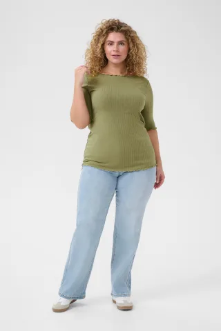 T-shirt Tight fit Deep Lichen Green CC green