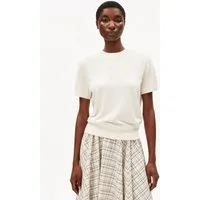 Armedangels T-Shirt FINE KNIT Strickshirt aus TENCEL™ Modal Mix Regular Fit