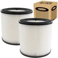 Allyson HEPA-Filter Philips Luftreiniger Ersatzfilter (2er Set), HEPA-Filter für Philips, Zubehör für Philips Serie 800, AC0830, AC0820/10, AC0820/30, AC0819/10, Für Allergiker, Staub & Gerüche