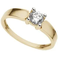 Firetti Fingerring Schmuck Geschenk Gold 333 Damenring Verlobungsring Goldring Solitär, mit Zirkonia (synth)