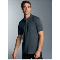 Trigema Poloshirt TRIGEMA Polohemd mit Brusttasche (1-tlg)