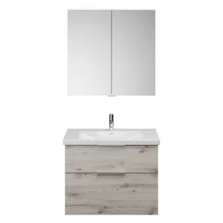 Burgbad SET Eqio Eiche Dekor Silber/Alpinweiss, SFAN083F6015C0001 SFAN083F6015C0001