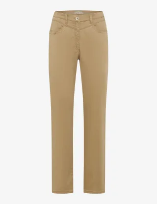 Raphaela by Brax Damen Five-Pocket-Hose Style CAREN NEW CAMEL, hellbraun, Gr. 48K
