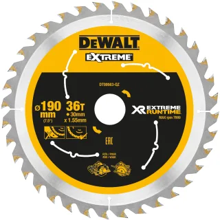DEWALT XR EXTREME Kreissägeblatt Handkreissäge Extra feine Schnitte - DT99563-QZ