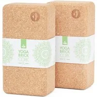 bodhi Yogablock Yoga Block KORK BRICK XL Set (2 Stück)
