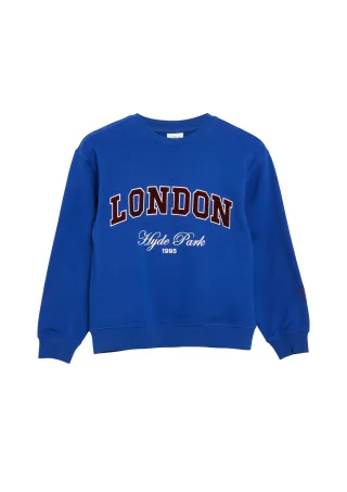 s.Oliver - Sweatshirt blau - Gr. - 176